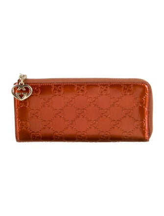 Gucci Patent Leather Continental Wallet