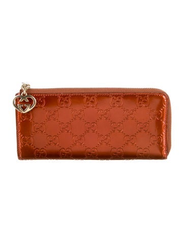 Gucci Wallets Patent Leather Continental Wallet
