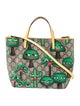 Gucci Kids' GG Supreme Smiling Plants Mini Tote