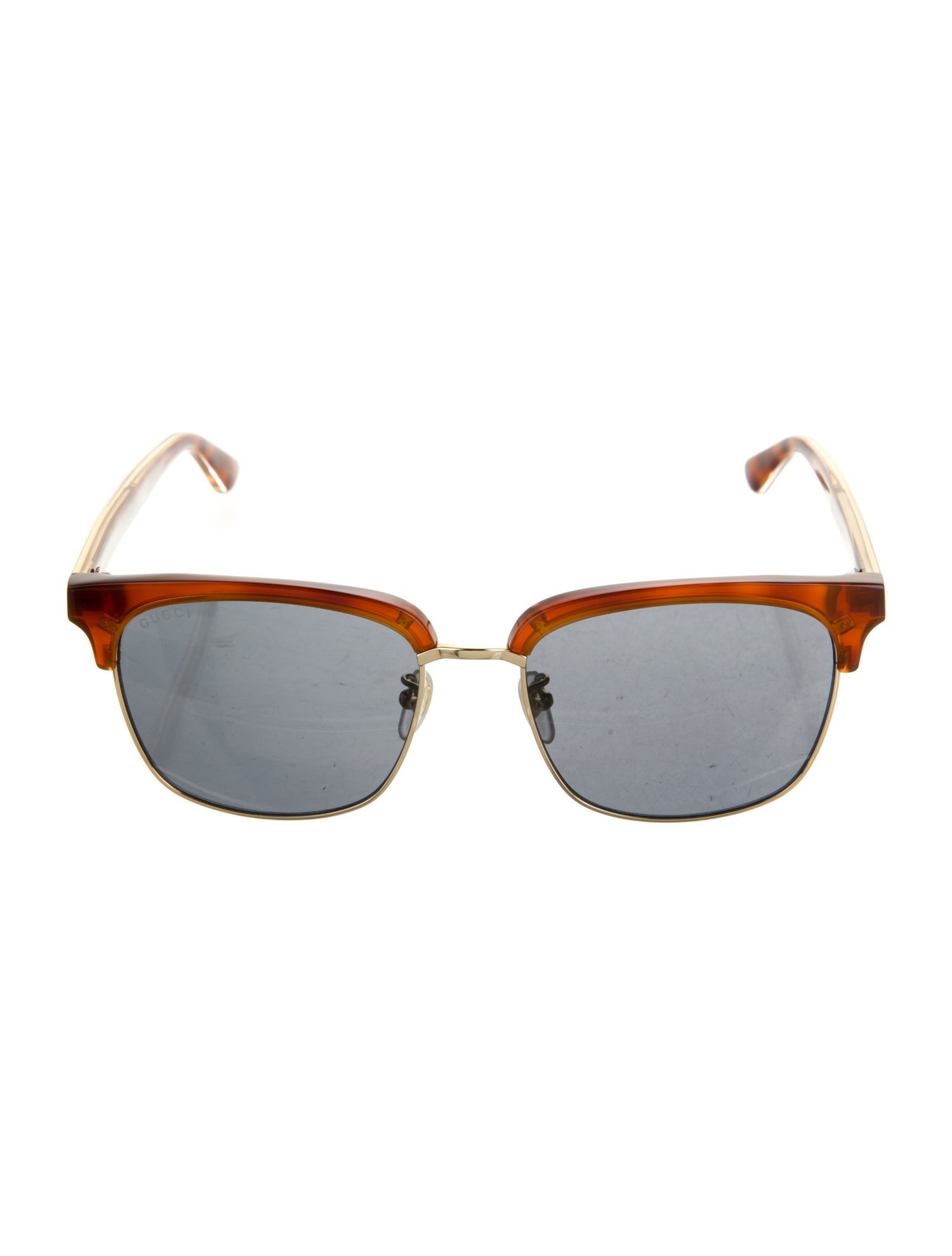 Gucci Sylvie Web Accent Wayfarer Sunglasses