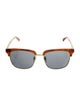 Gucci Sylvie Web Accent Wayfarer Sunglasses