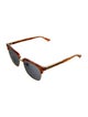 Gucci Sylvie Web Accent Wayfarer Sunglasses