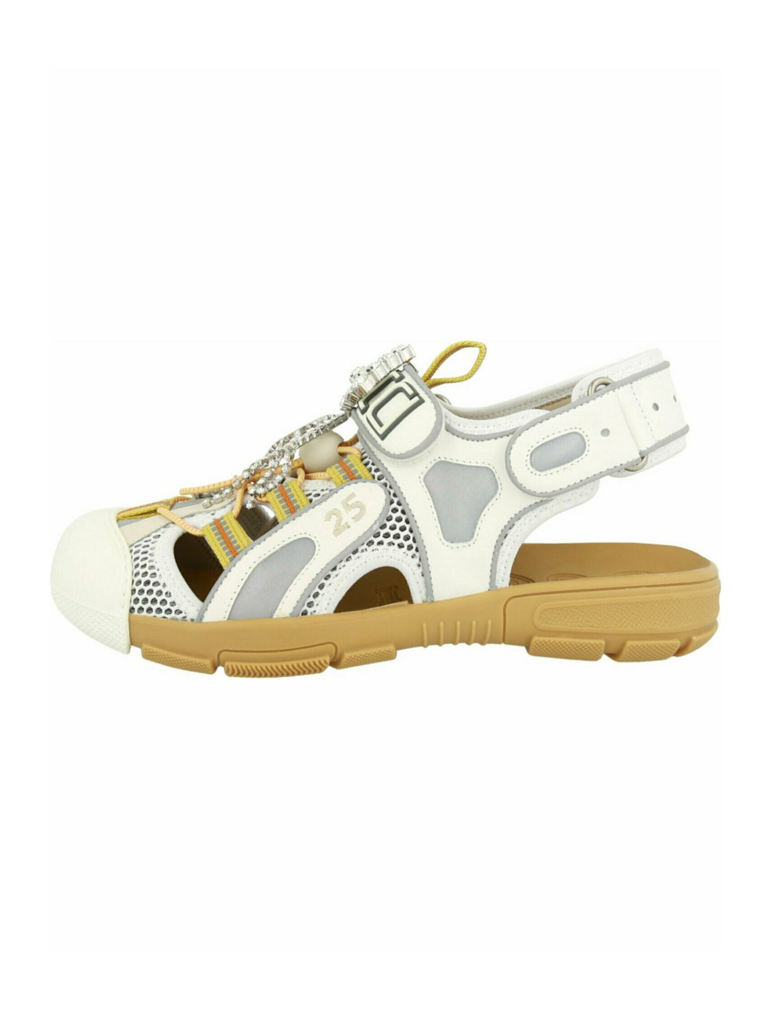 Gucci Colorblock Pattern Slingback Sandals w/ Tags