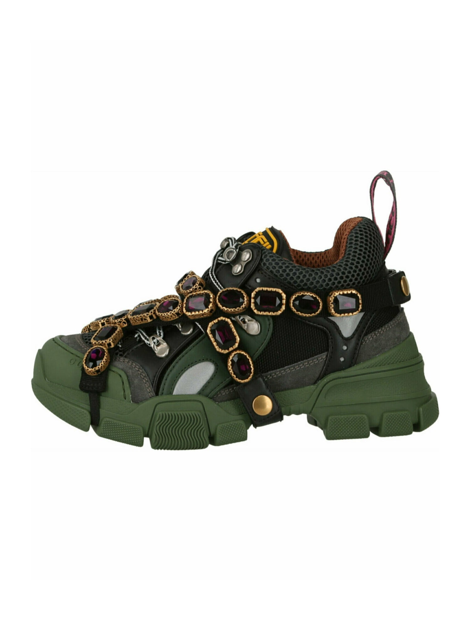 Gucci Colorblock Pattern Sneakers w/ Tags