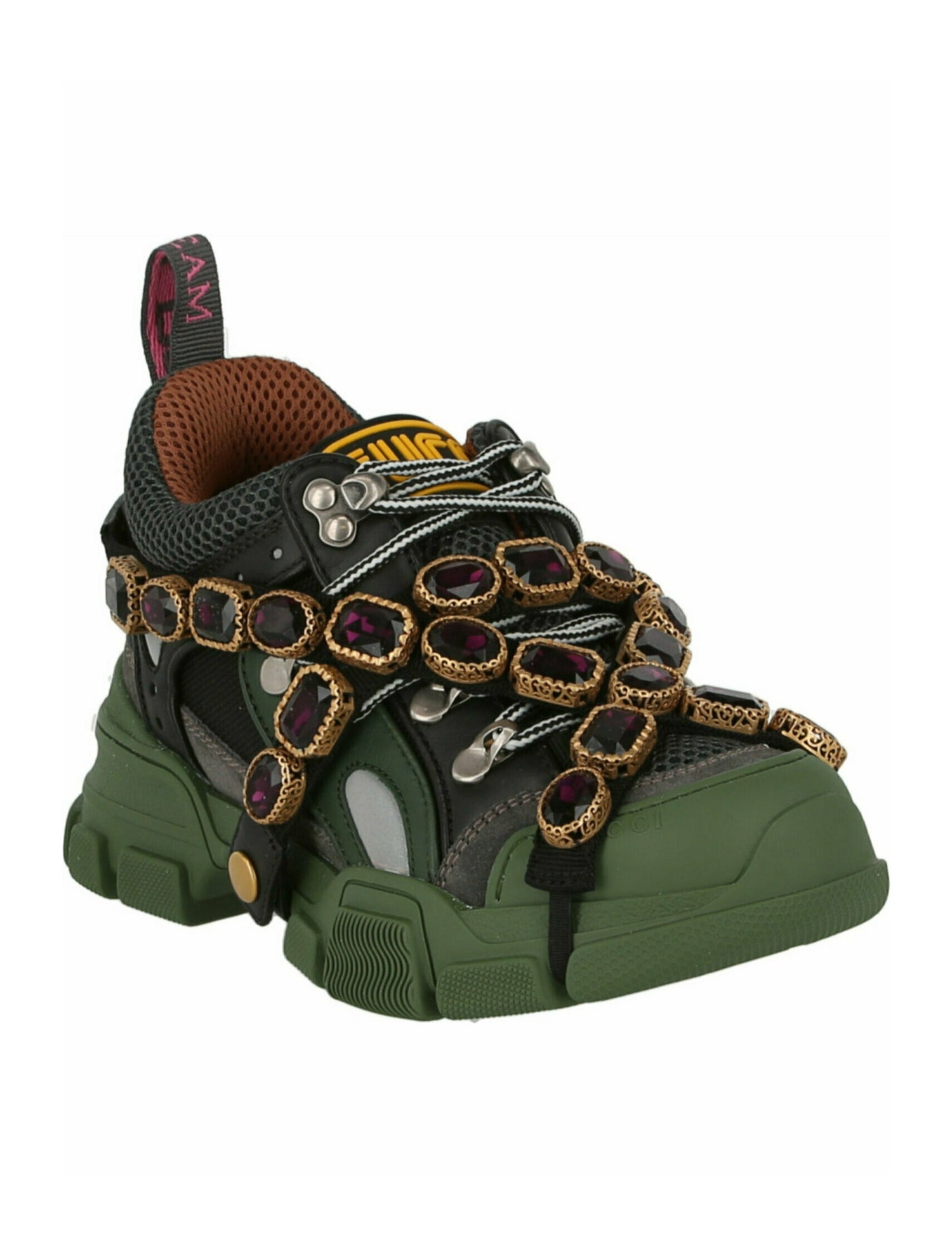 Gucci Colorblock Pattern Sneakers w/ Tags