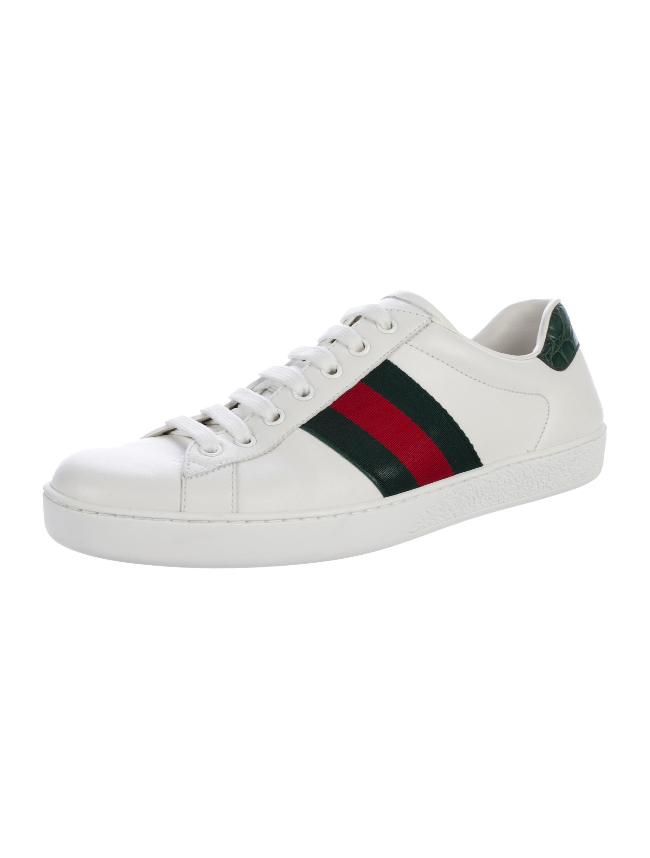 alligator sneakers gucci 2016 alligator trimmed ace sneakers shoes alligator sneakers gucci 2016 alligator trimmed ace sneakers shoes