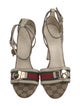 Gucci GG Canvas Canvas Sandals