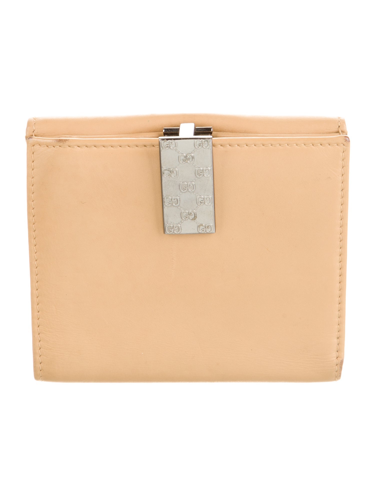 Gucci Vintage Leather Compact Wallet