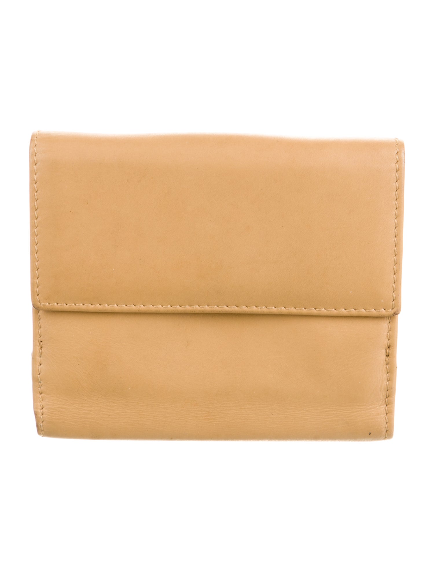 Gucci Vintage Leather Compact Wallet