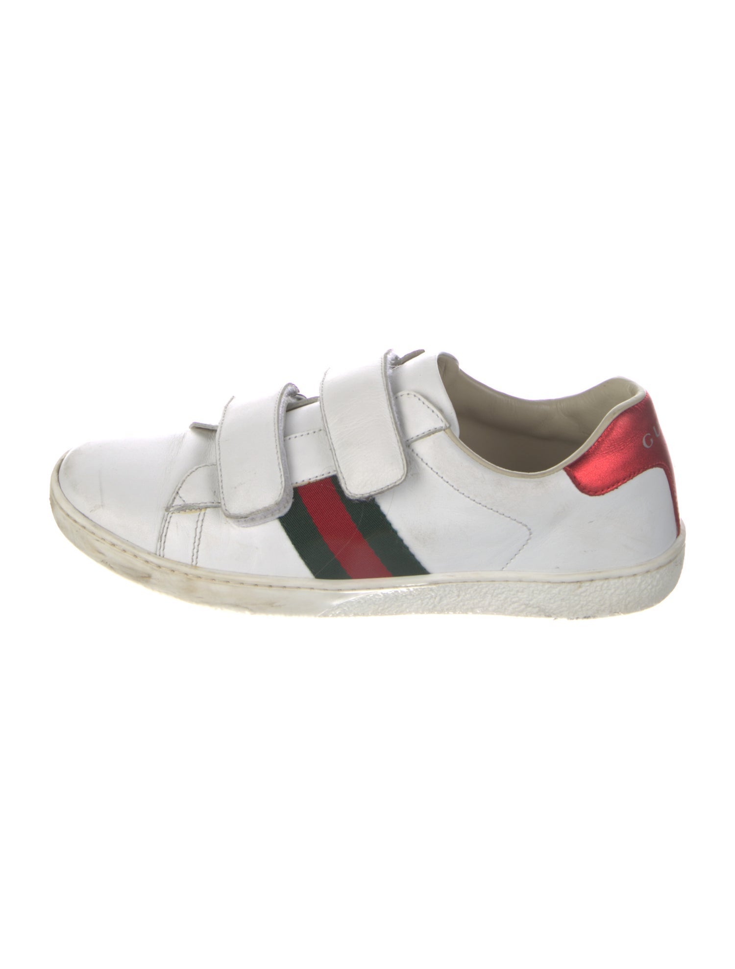 Gucci Leather Printed Sneakers