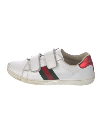 Gucci Leather Printed Sneakers