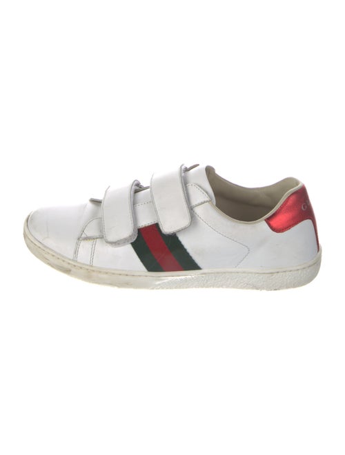 Gucci Leather Printed Sneakers