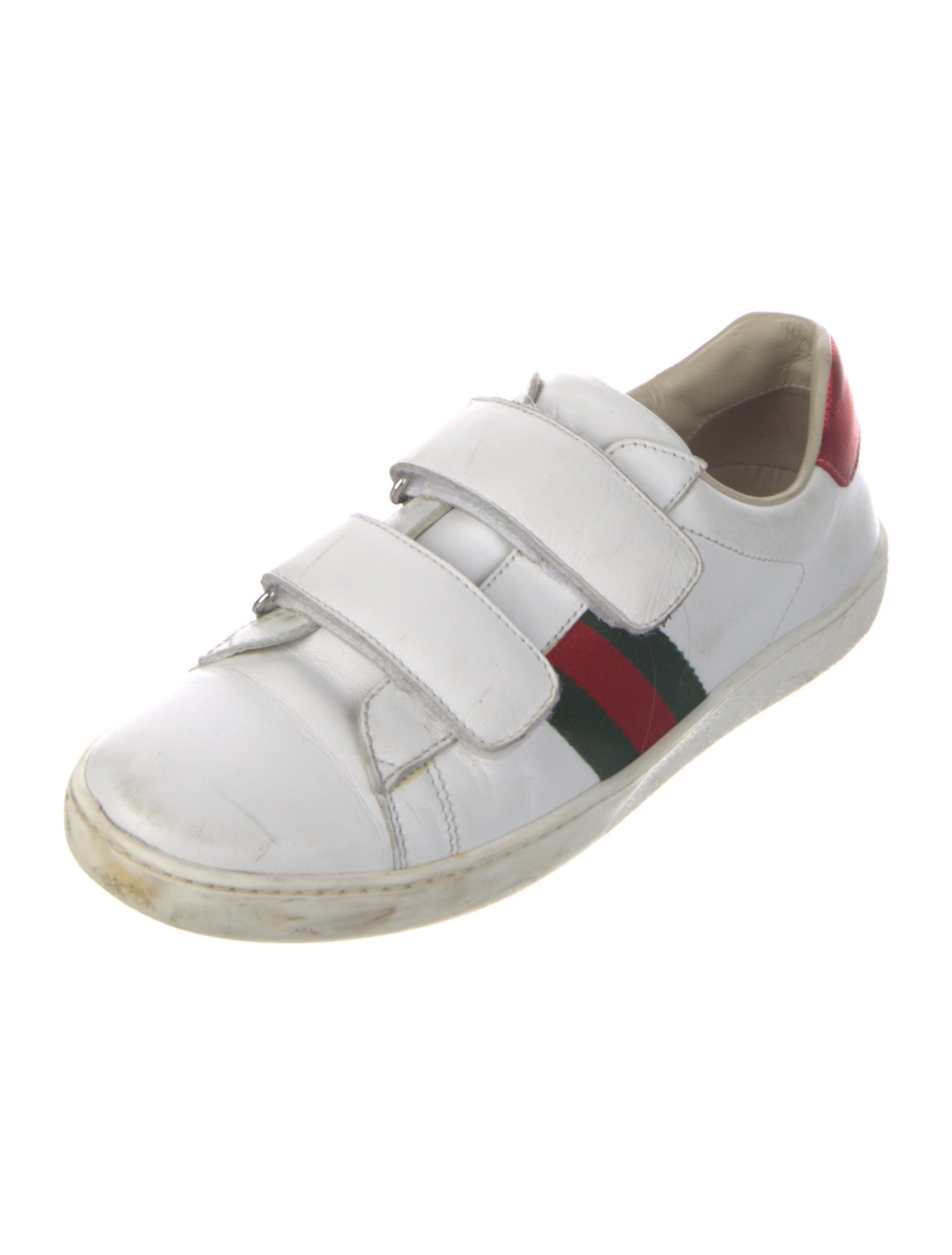 Gucci Leather Printed Sneakers