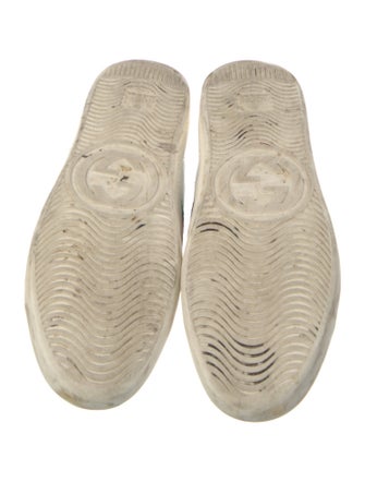 Gucci Leather Printed Sneakers