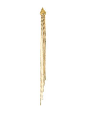 Gucci Drop Crystal Embellished Single Fringe Earring