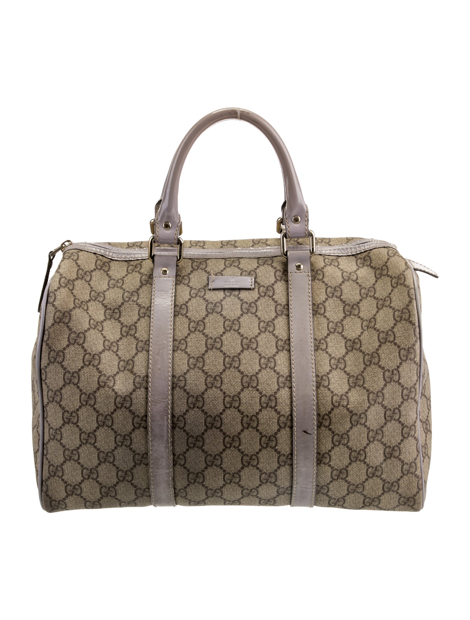 Gucci GG Supreme Joy Boston Neutrals Handle Bags, Handbags