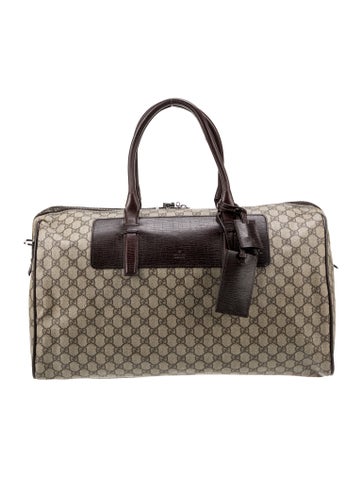 Gucci Luggage and Travel GG Supreme Weekender Bag