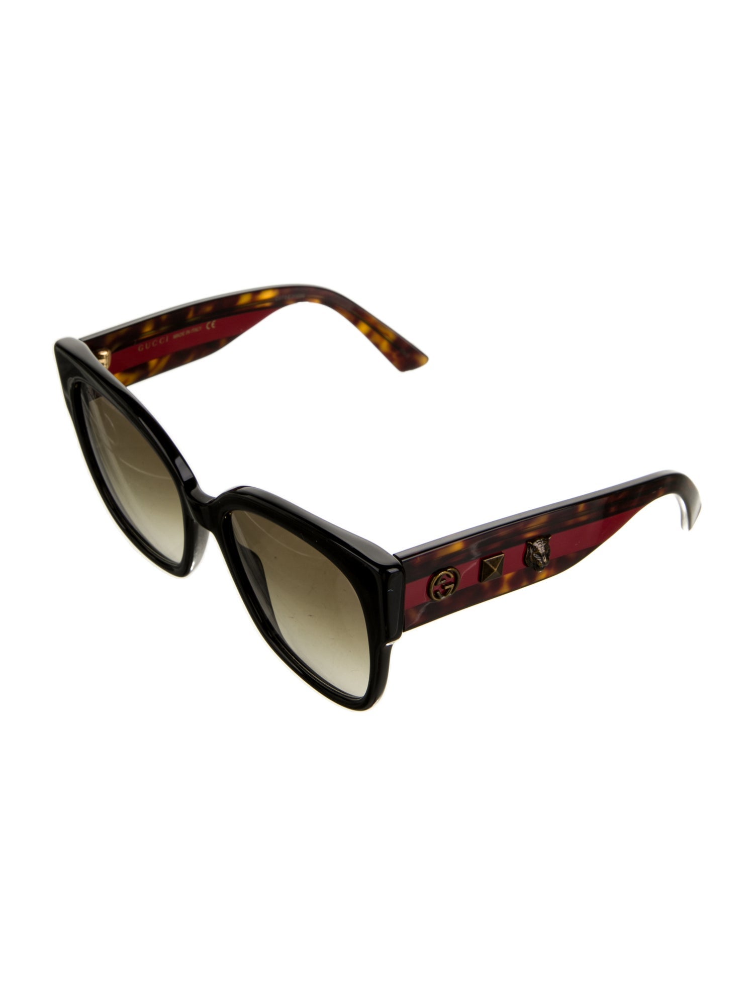 Gucci Interlocking G Logo Wayfarer Sunglasses
