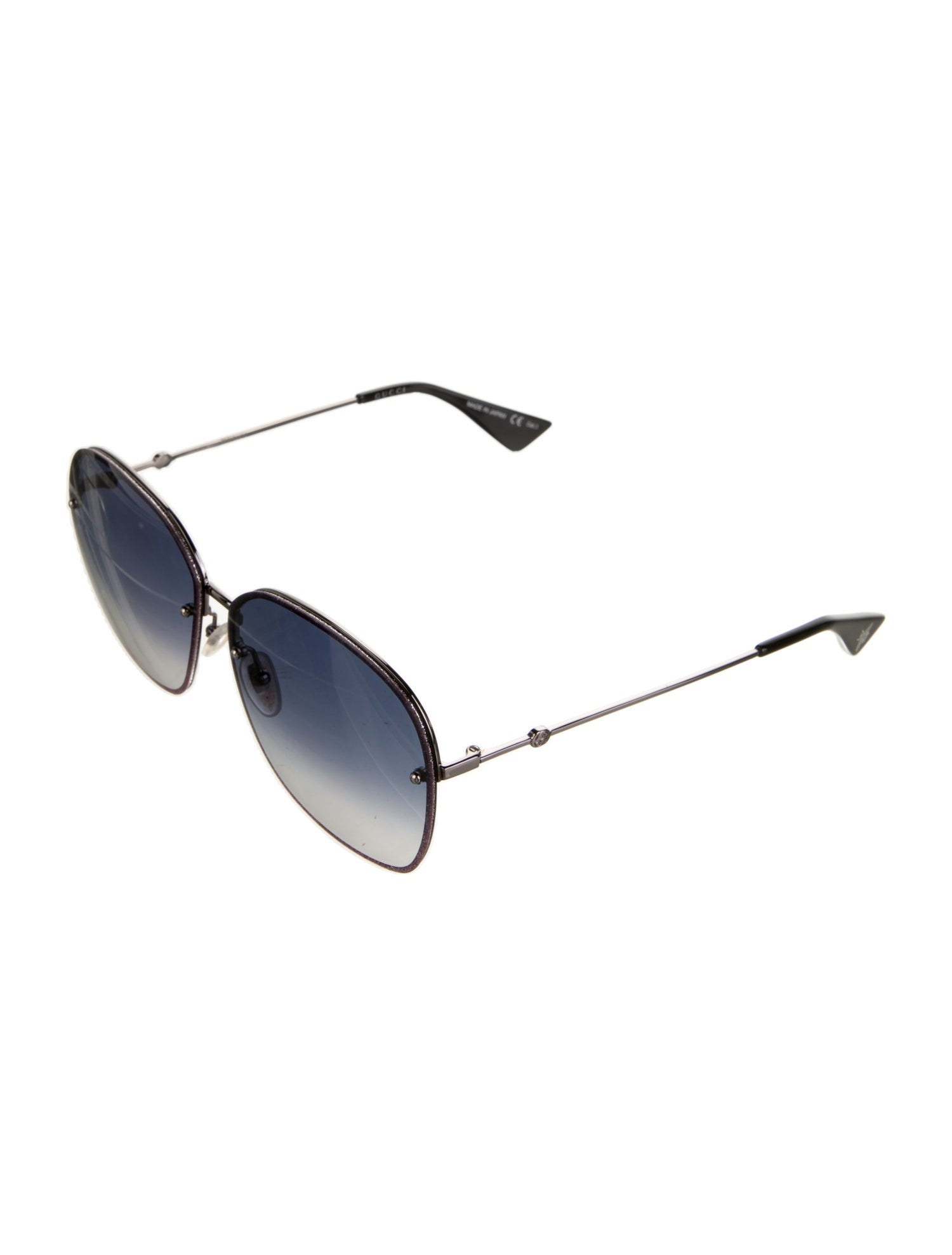 Gucci Interlocking G Logo Oversize Sunglasses