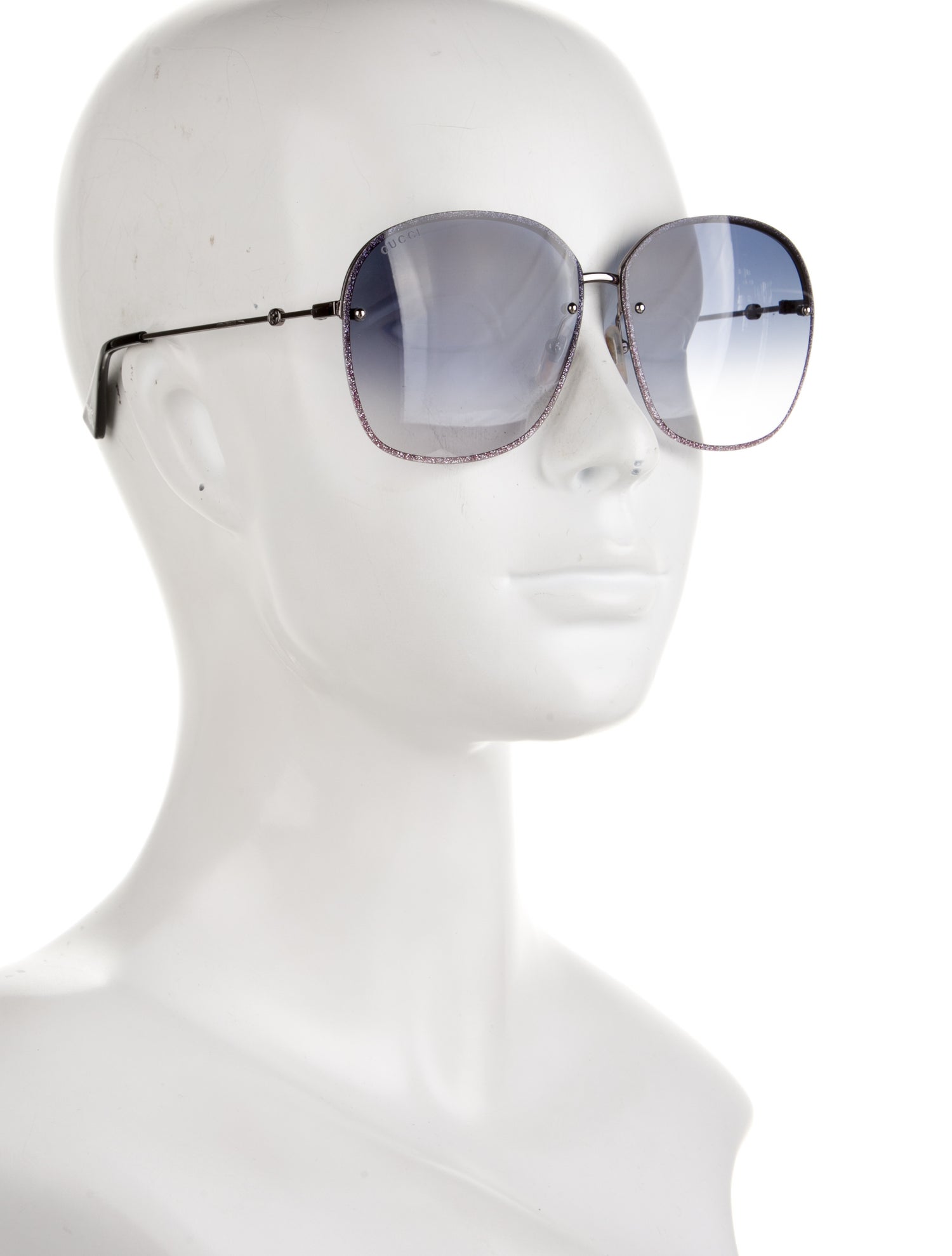 Gucci Interlocking G Logo Oversize Sunglasses