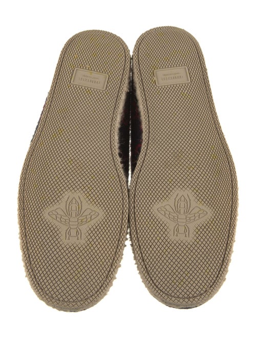 Gucci GG Logo Wool Loafers