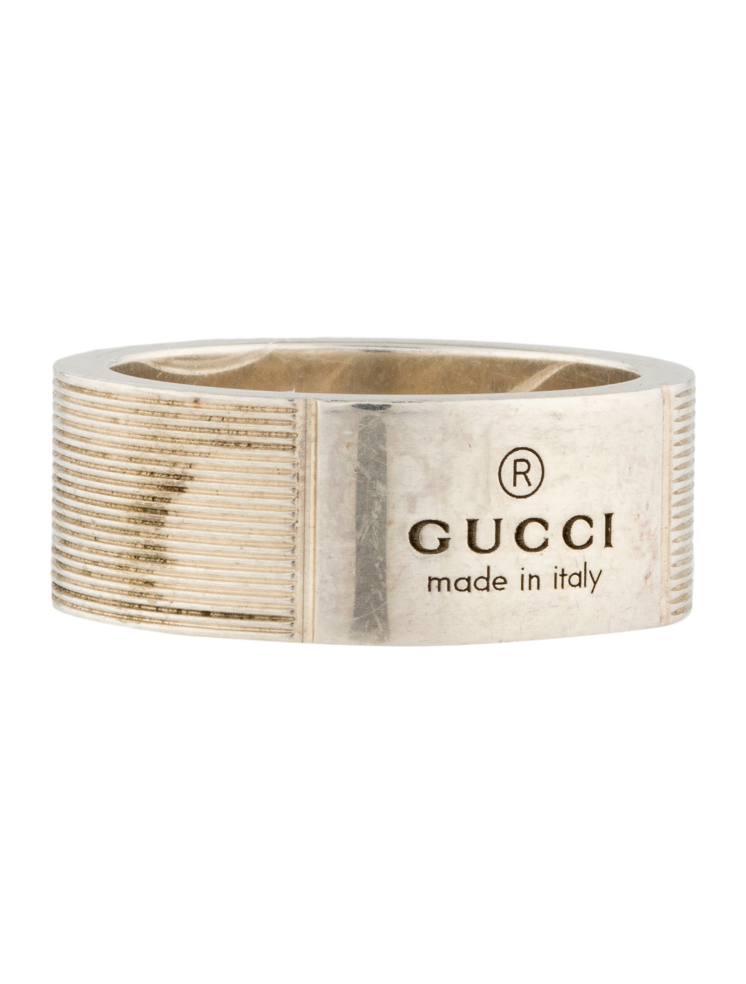 【GUCCI】トレードマーク バンドリング GUCCI グッチ リング トレードマーク 782839 J8400 8106