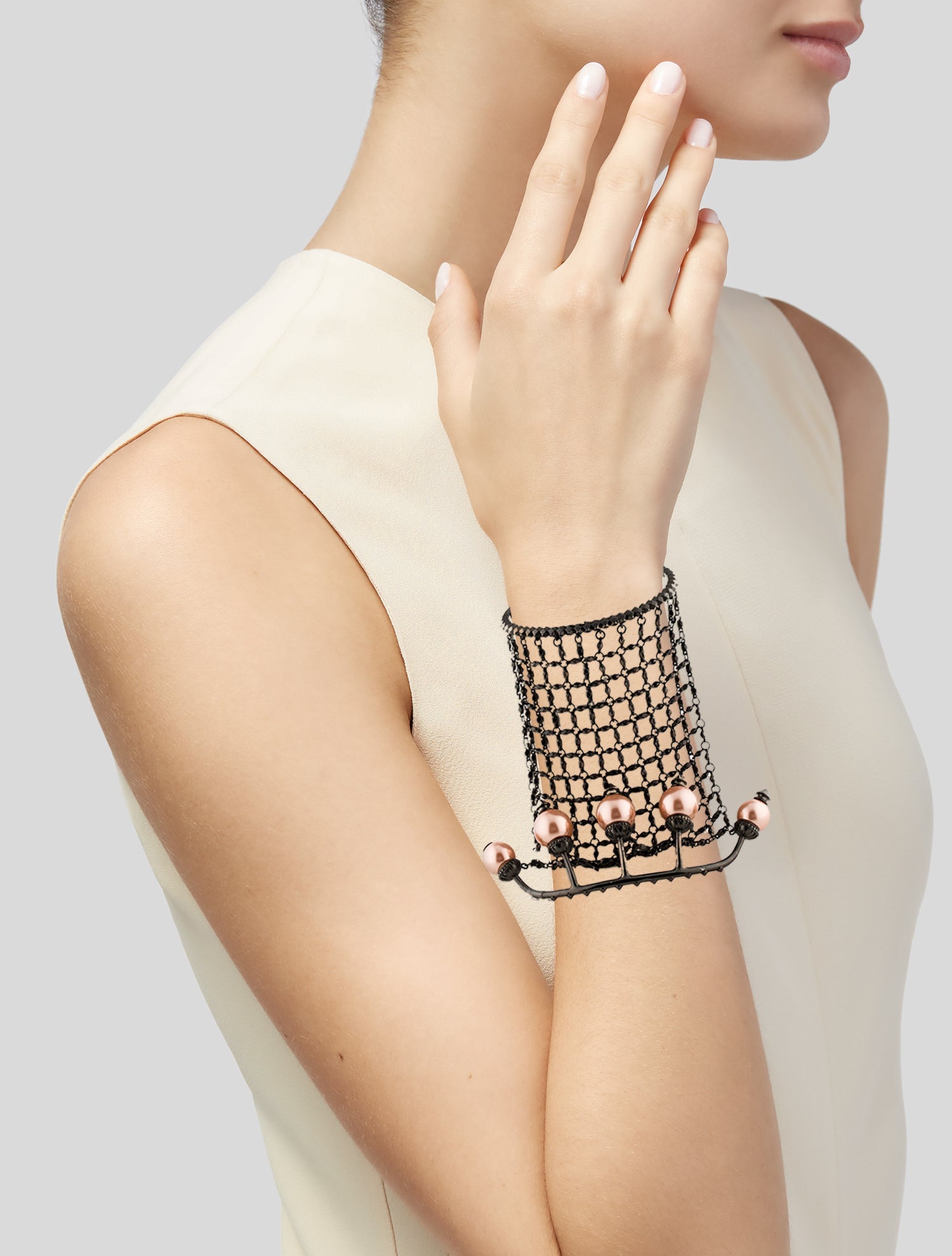 ブレスレット GUCCI Pearl bracelet GUCCI - Gg Flower Imitation Pearl Bracelet Gucci