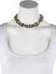 Gucci Flower Chain Link Collar Necklace