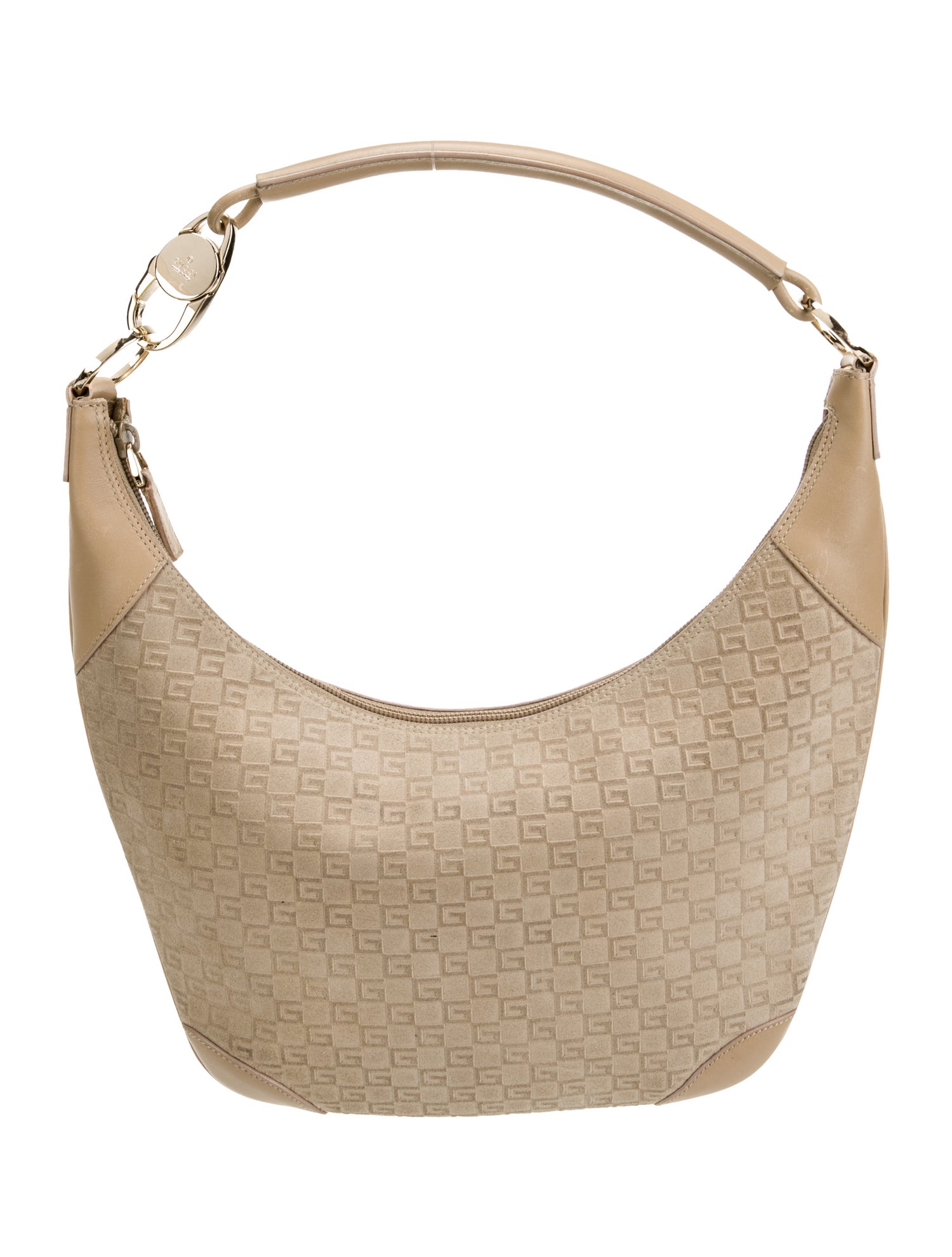 Gucci Suede Top Handle Bag Vintage