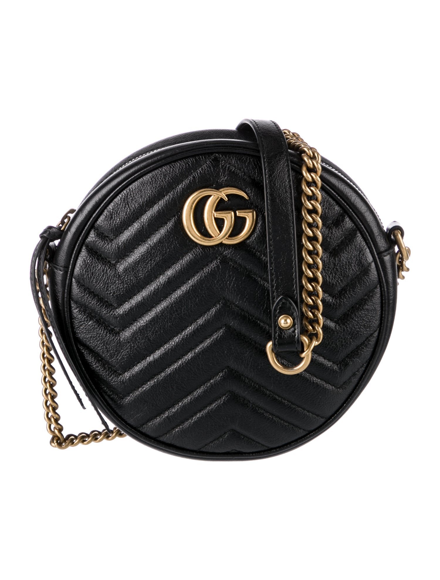 Gucci Double G Marmont Black Crossbody Bags, Handbags GUC1633865