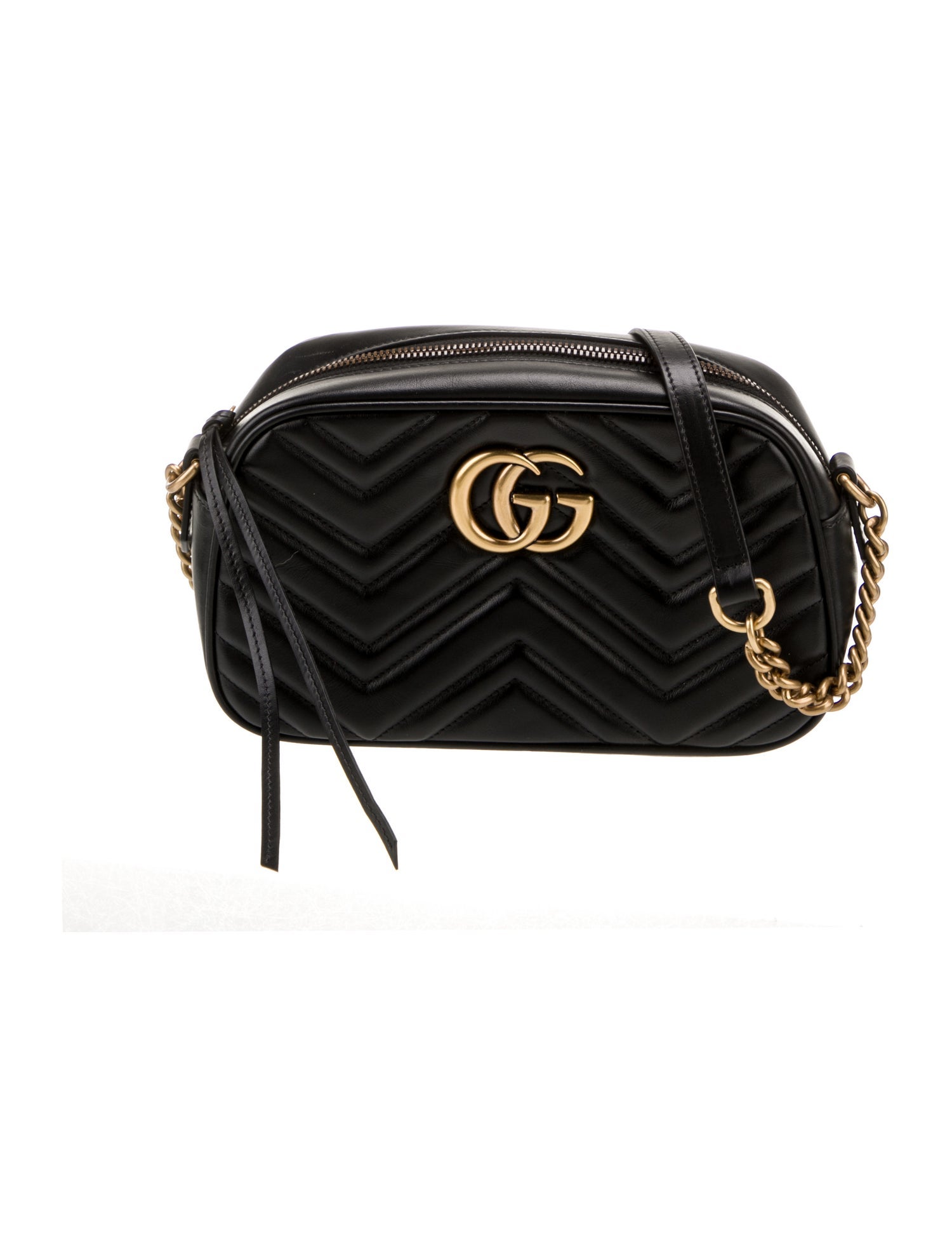 Gucci Double G Marmont Black Crossbody Bags, Handbags GUC1635229