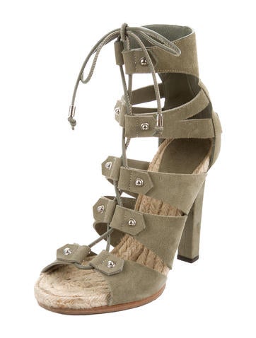 gucci lace up sandals