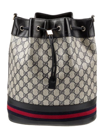 Gucci GG Supreme Bucket Bag Vintage