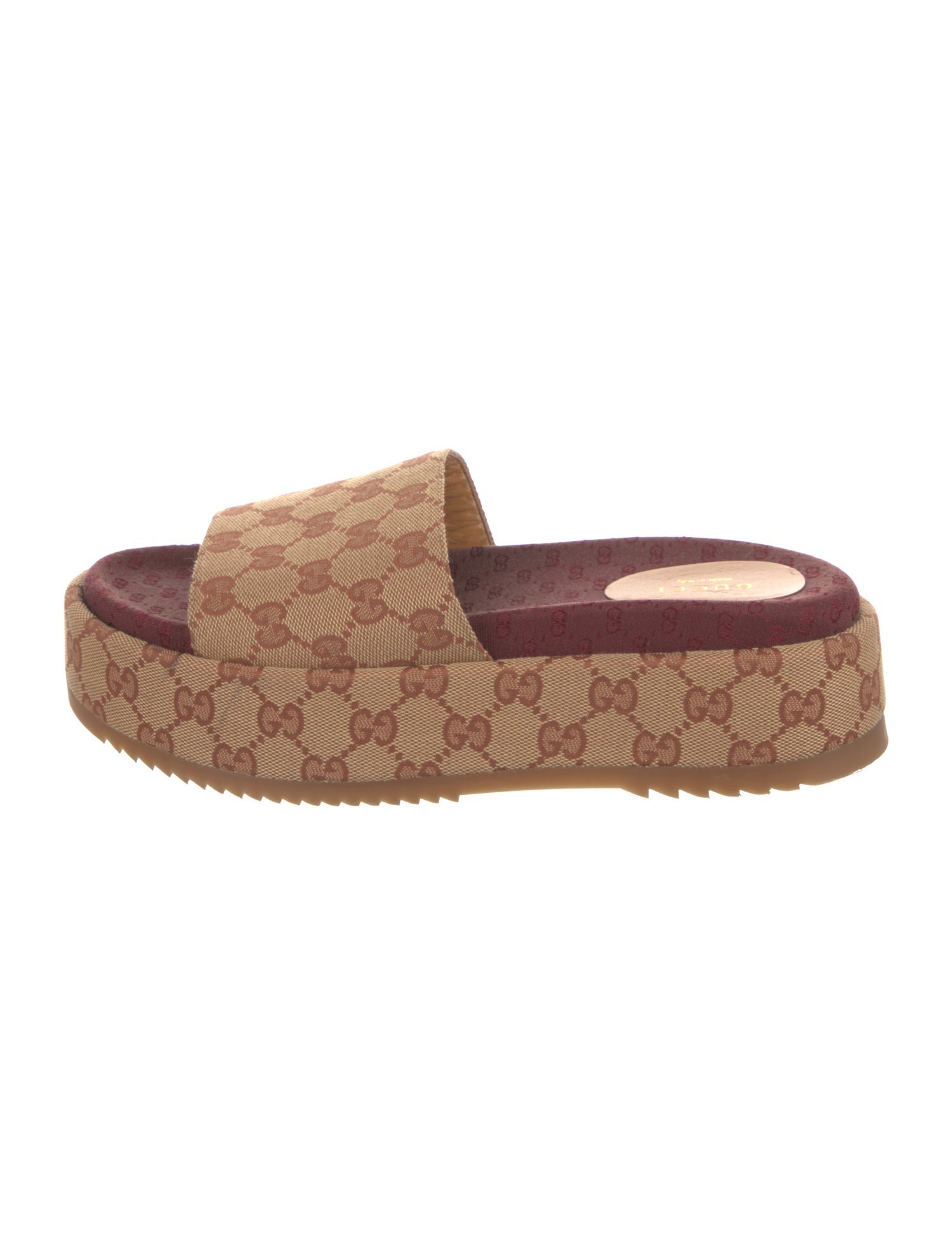 Gucci GG Canvas Canvas Slides
