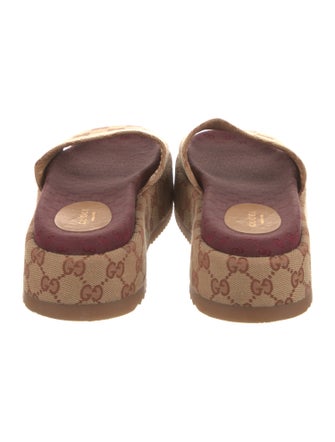 Gucci GG Canvas Canvas Slides