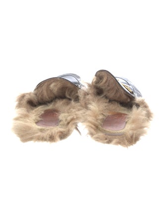 Gucci Horsebit Accent Leather Mules