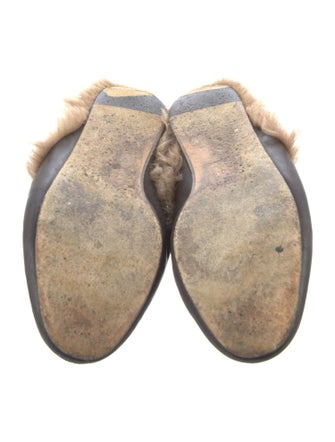 Gucci Horsebit Accent Leather Mules