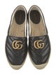Gucci Double G Logo Leather Espadrilles