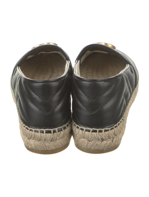 Gucci Double G Logo Leather Espadrilles