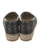Gucci Double G Logo Leather Espadrilles