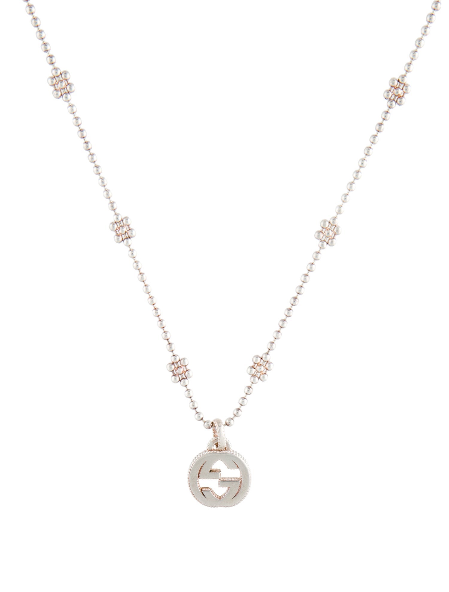 Gucci Interlocking G Pendant Necklace