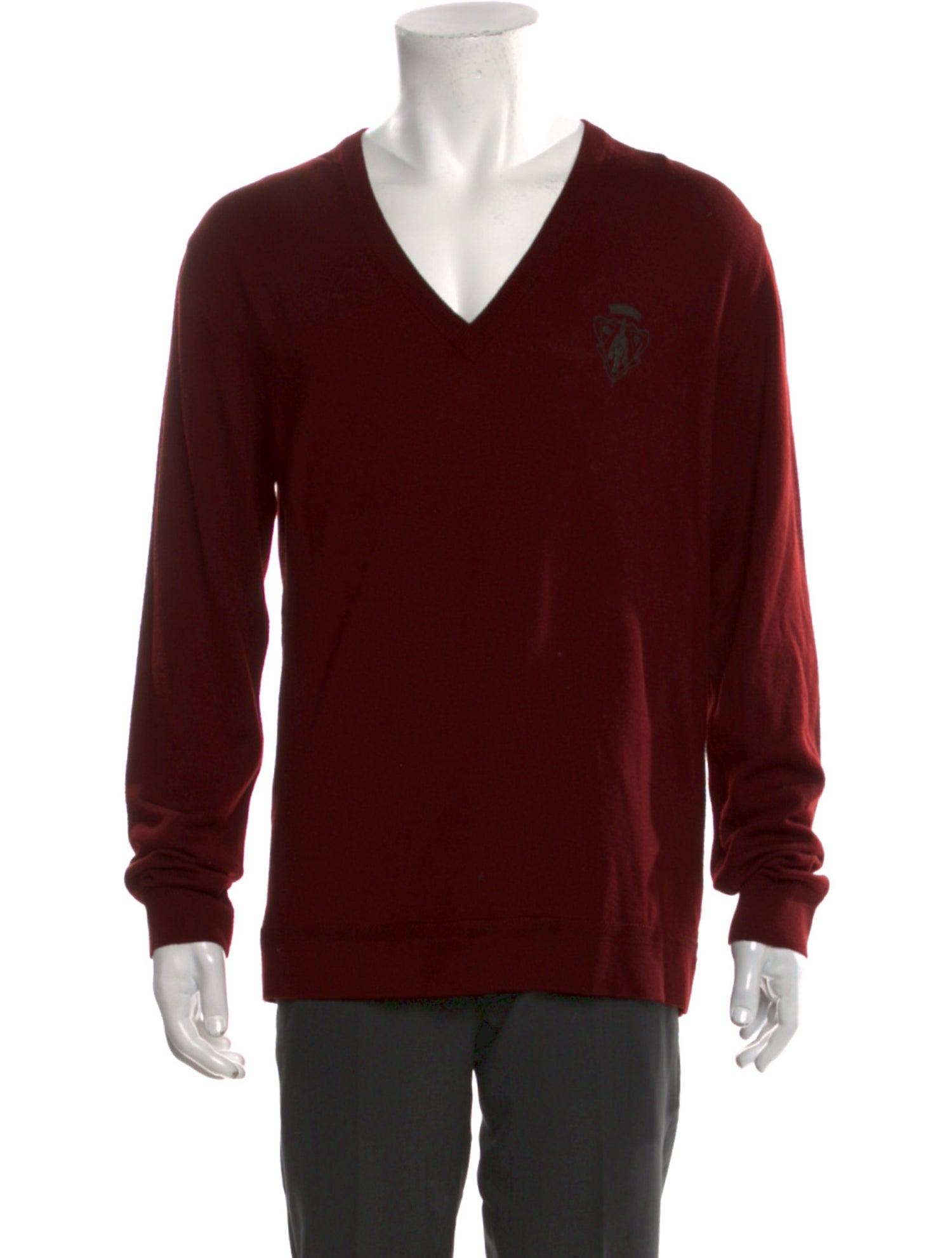 Gucci Wool V-Neck Pullover