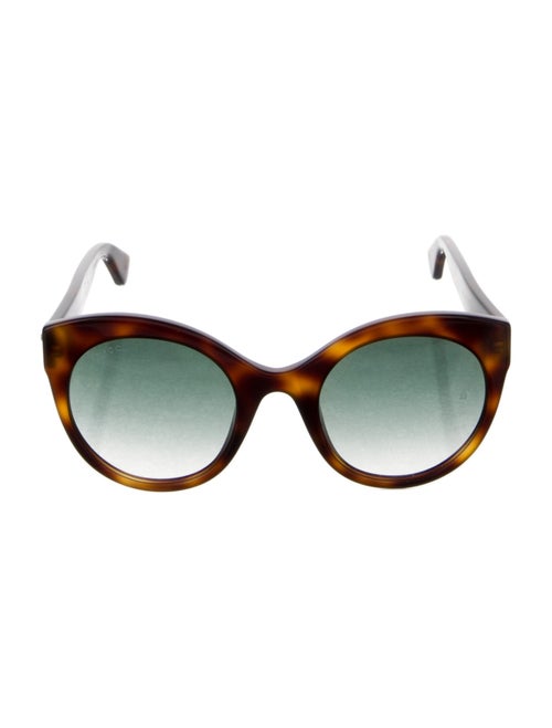 Gucci Tiger Head Accent Cat-Eye Sunglasses