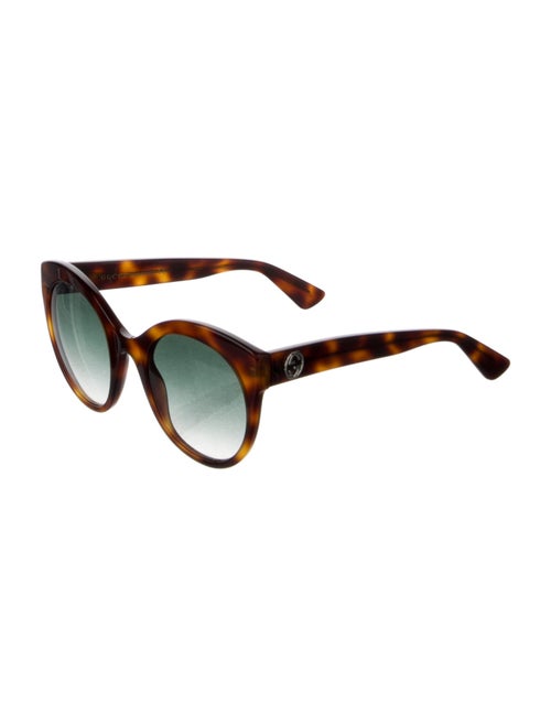 Gucci Tiger Head Accent Cat-Eye Sunglasses