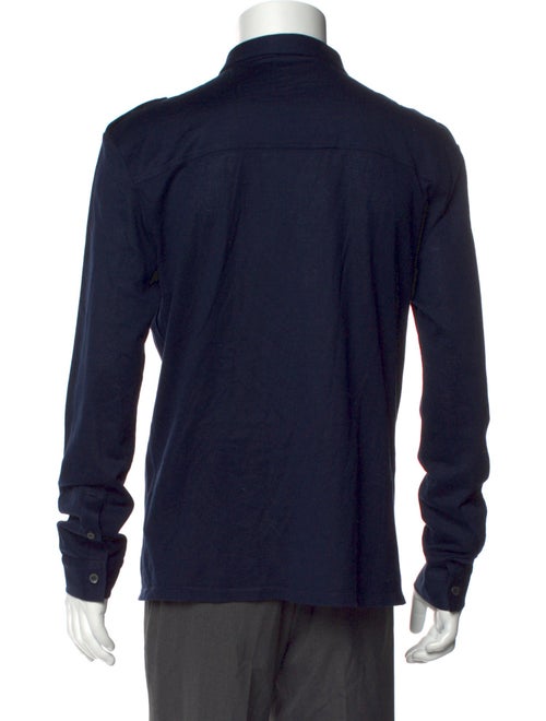 Gucci Web Accent Collar Polo Shirt