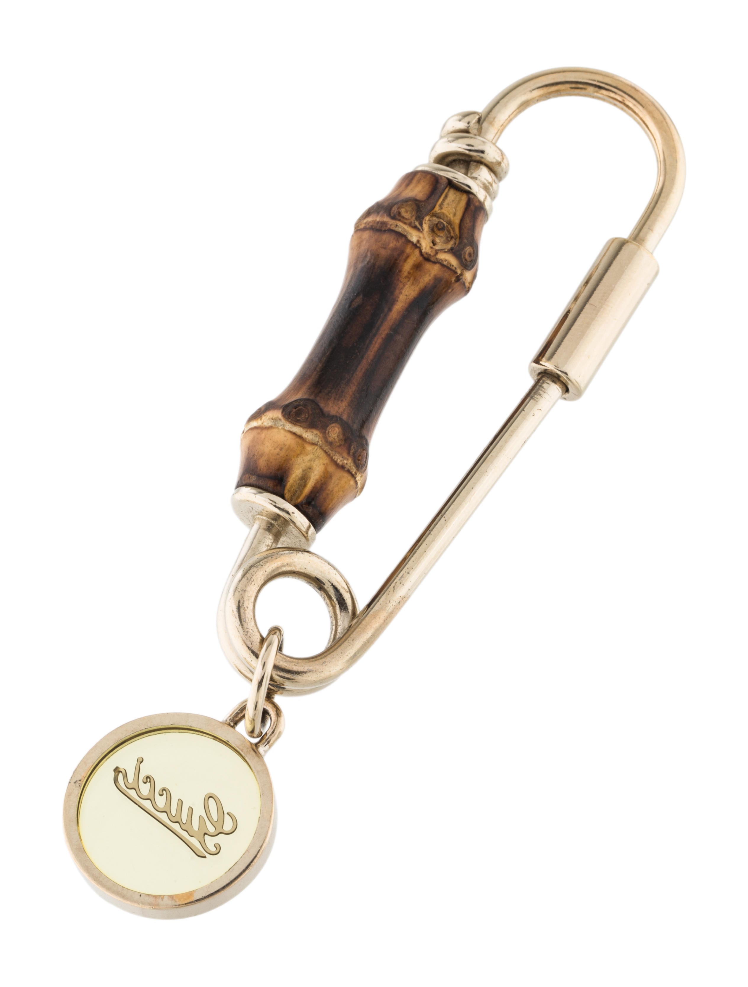 Gucci Bamboo Keychain Gold Keychains, Accessories GUC165312 The