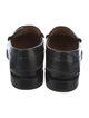 Gucci Web Accent Leather Loafers