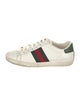 Gucci Web Accent Leather Sneakers