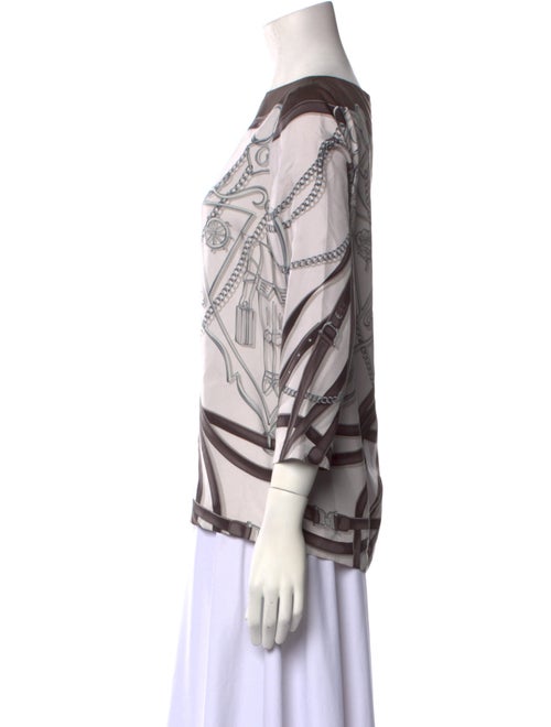 Gucci Silk Printed Blouse