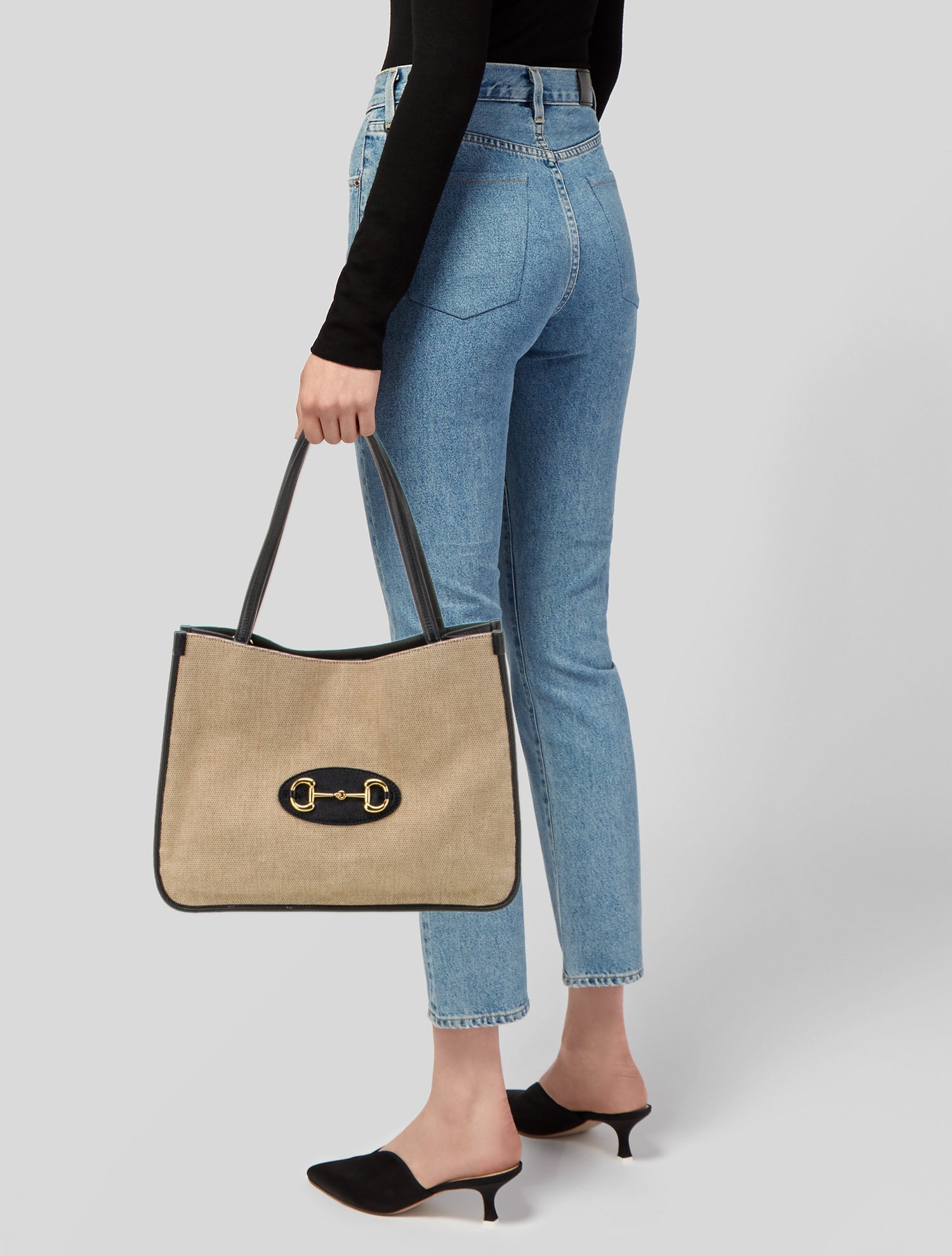 Gucci Canvas Horsebit 19 Medium